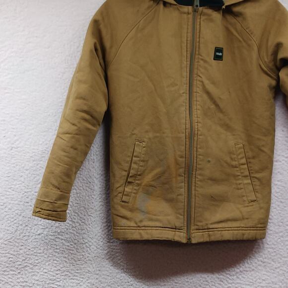 WALLS TOUGH WEAR CANVAS HOODED JACKET w/SHERPA LINING Youth Large 12-14 - Picture 5 of 13